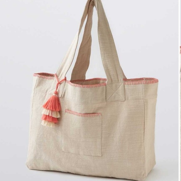 aerie Handbags - aerie Stitched Tote Bag